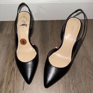 Nine West Classic Black Pointed Heels